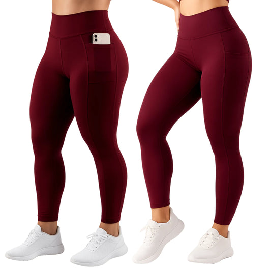 Calça Legging com Bolso lateral